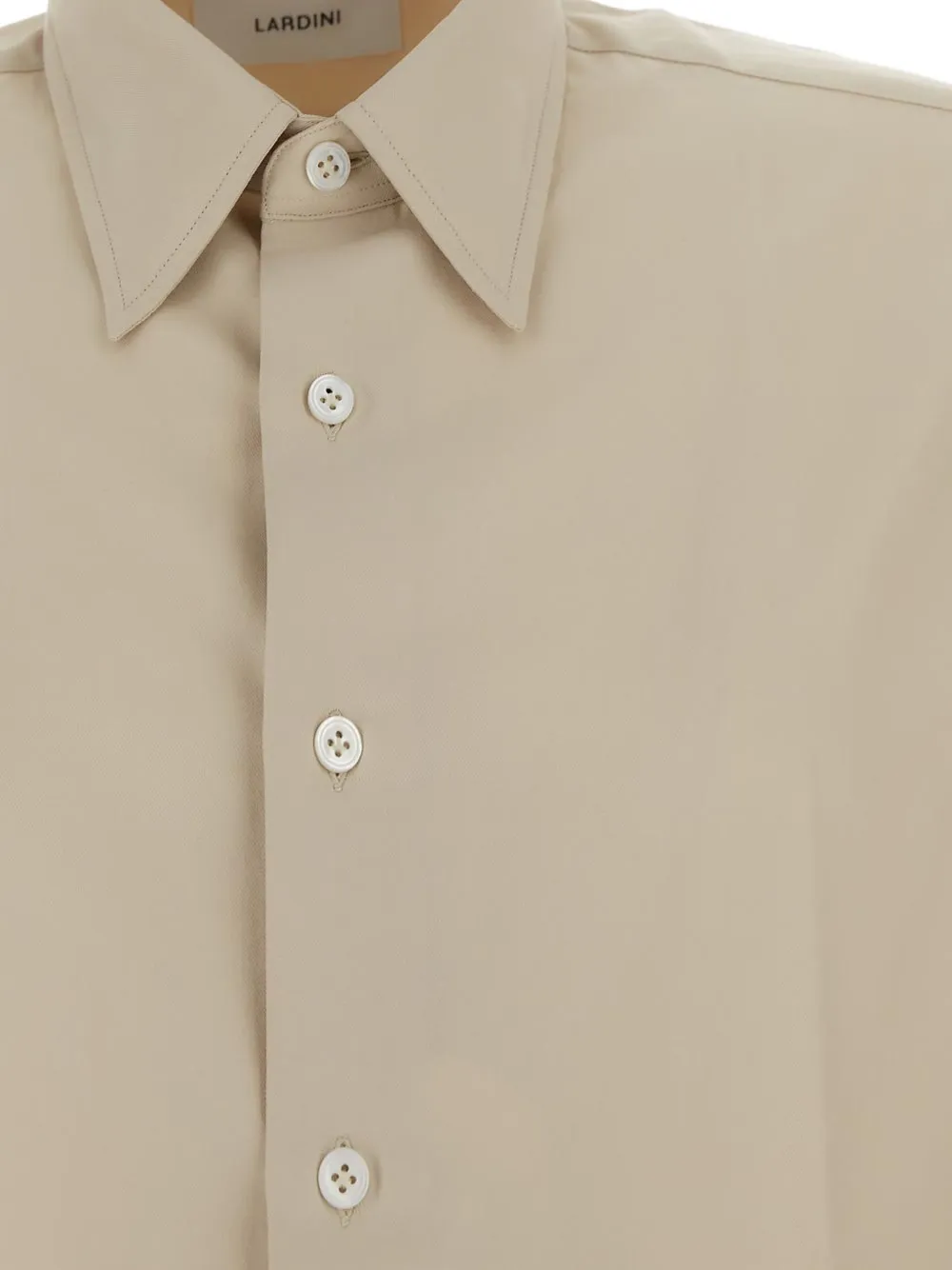 Lardini Katoenen overhemd Beige