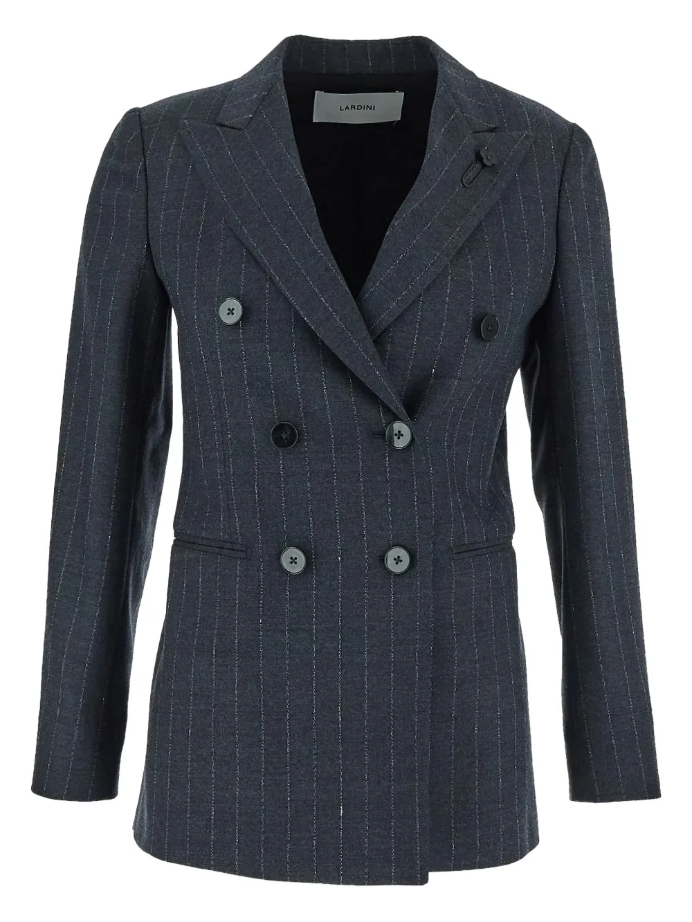 Lardini Blazer met dubbele rij knopen Grijs