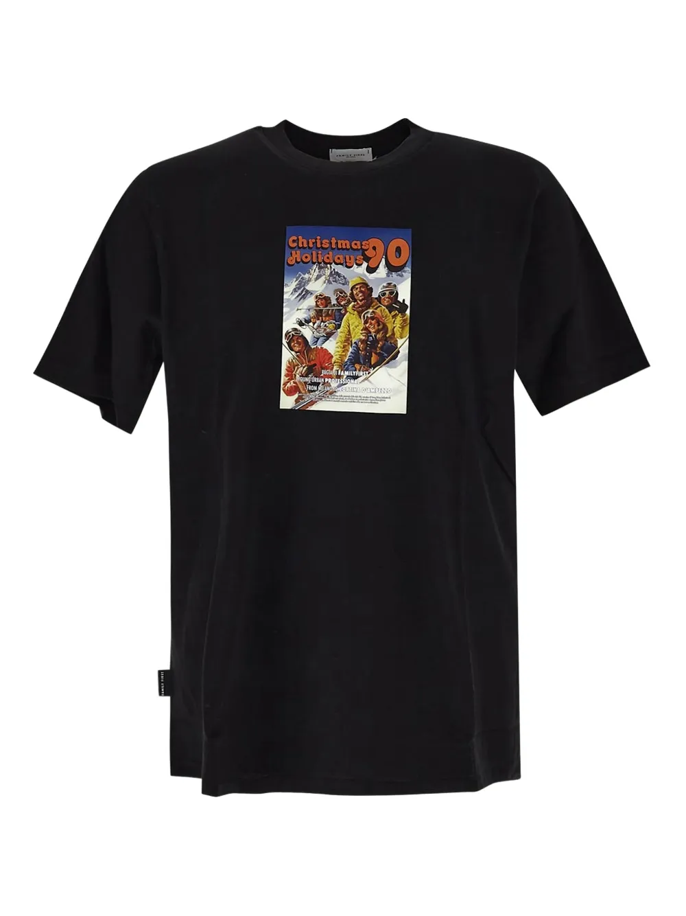 Family First Holidays 90 T-shirt Zwart