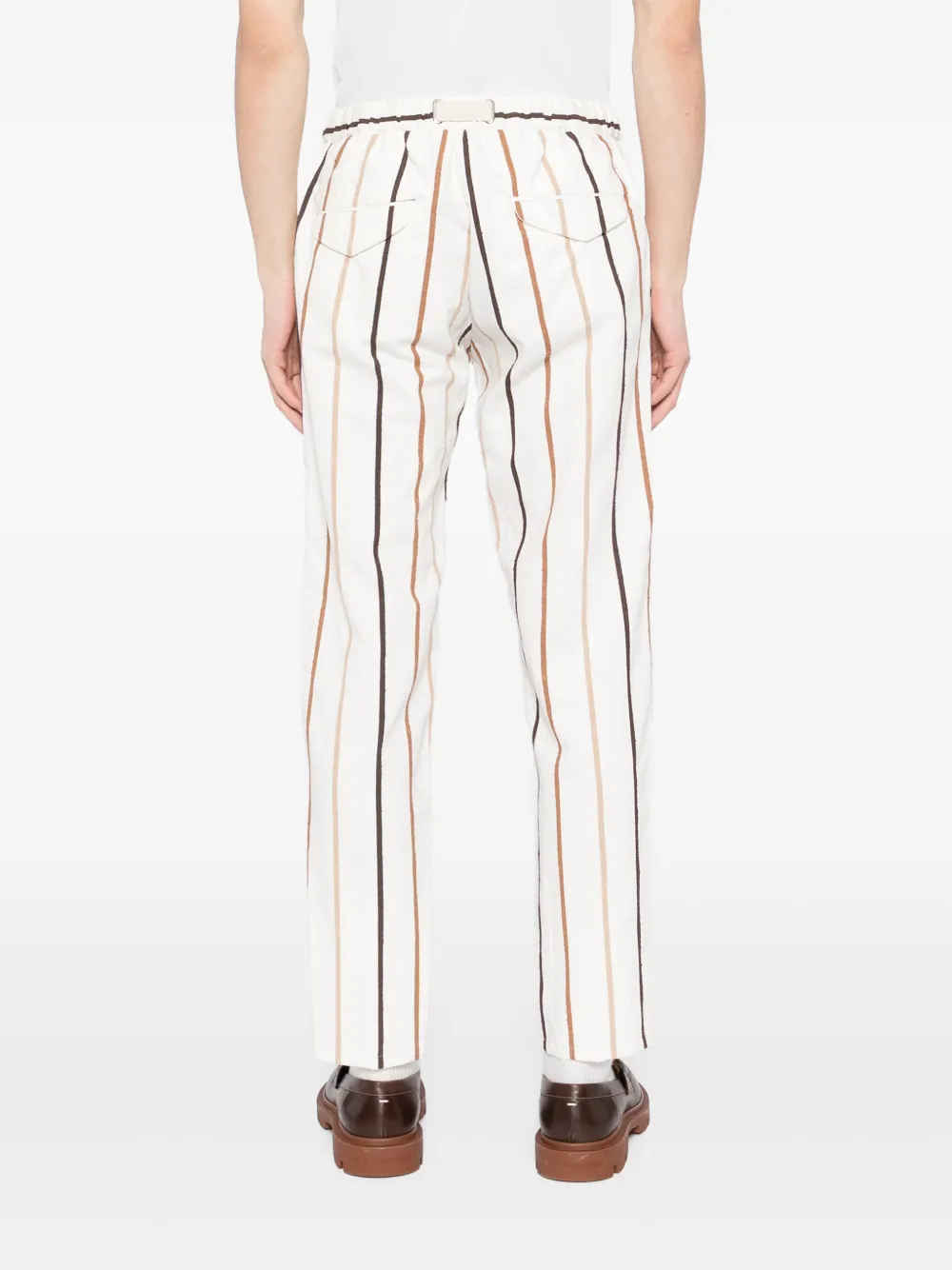 White Sand Broek met toelopende pijpen Beige