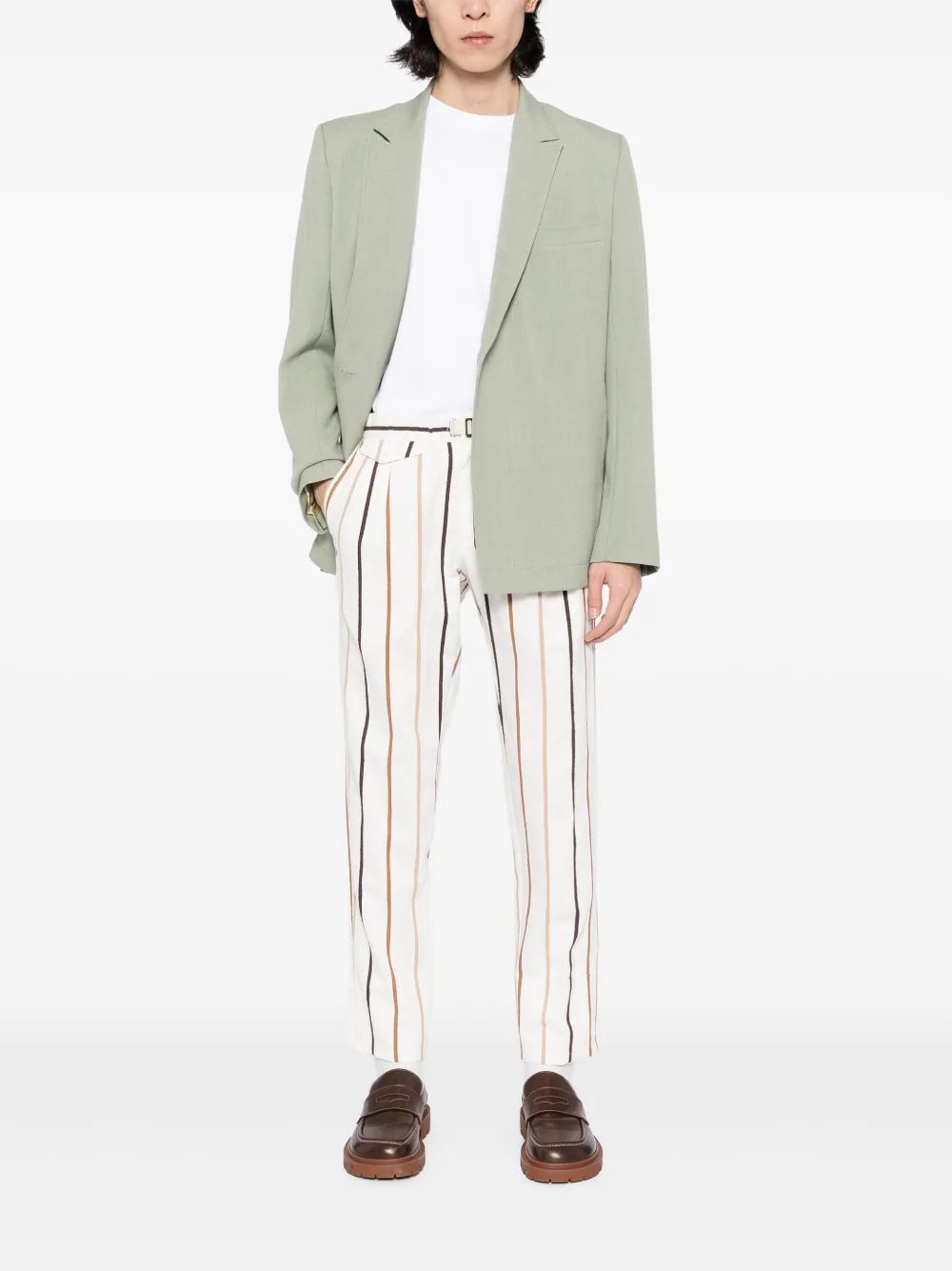 White Sand Broek met toelopende pijpen - Beige