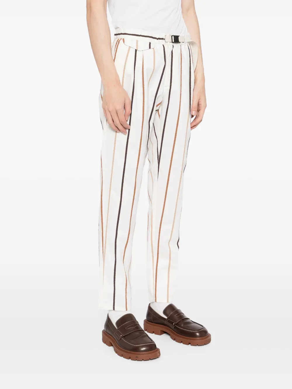 White Sand Broek met toelopende pijpen Beige