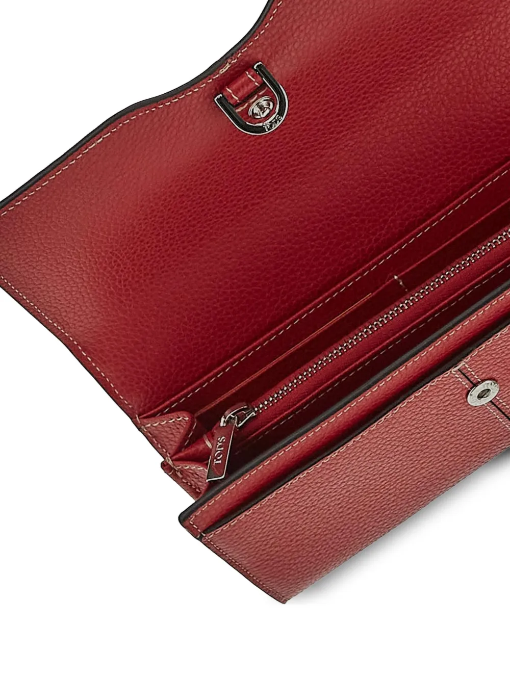 Tod's Clutch met logo Rood