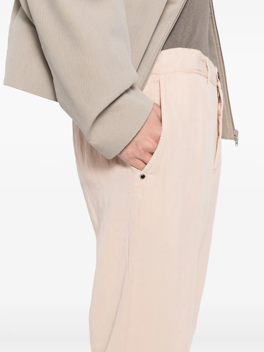 White Sand Straight broek Roze