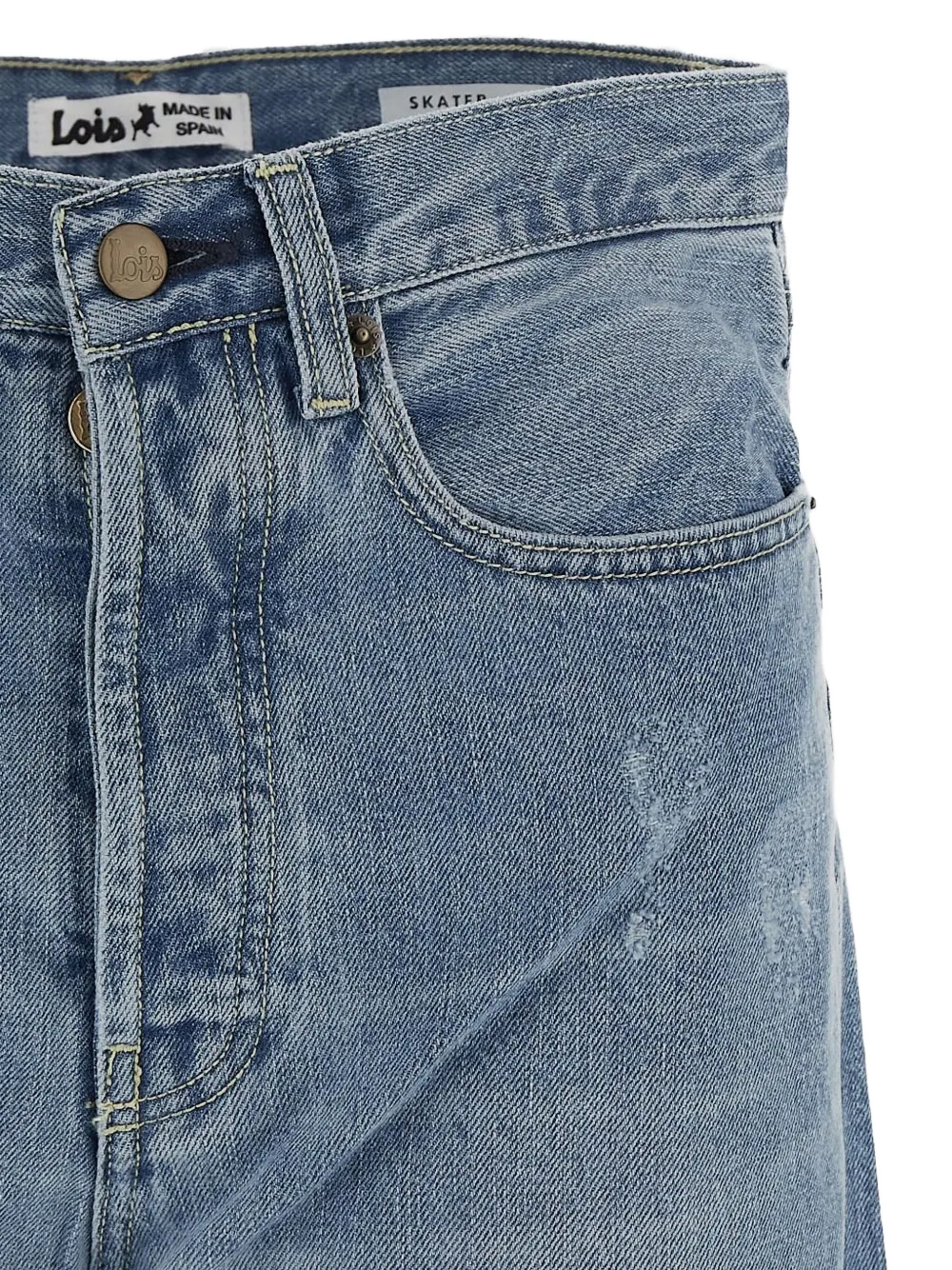 LOIS JEANS faded-effect jeans - Blauw