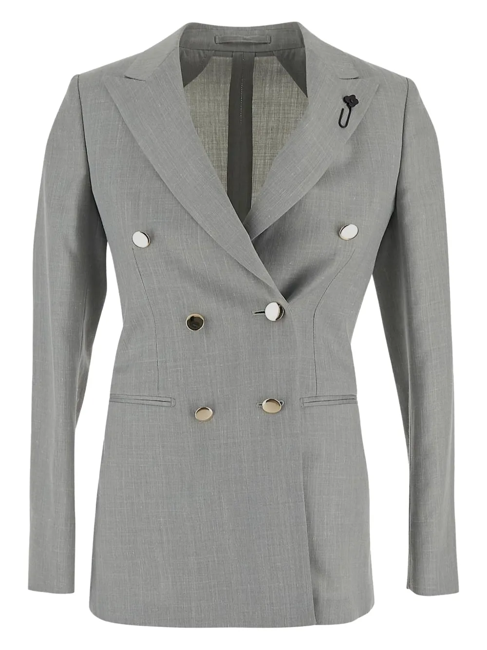 Lardini wool-silk blazer - グレー Lardini wool-silk blazer - グレー