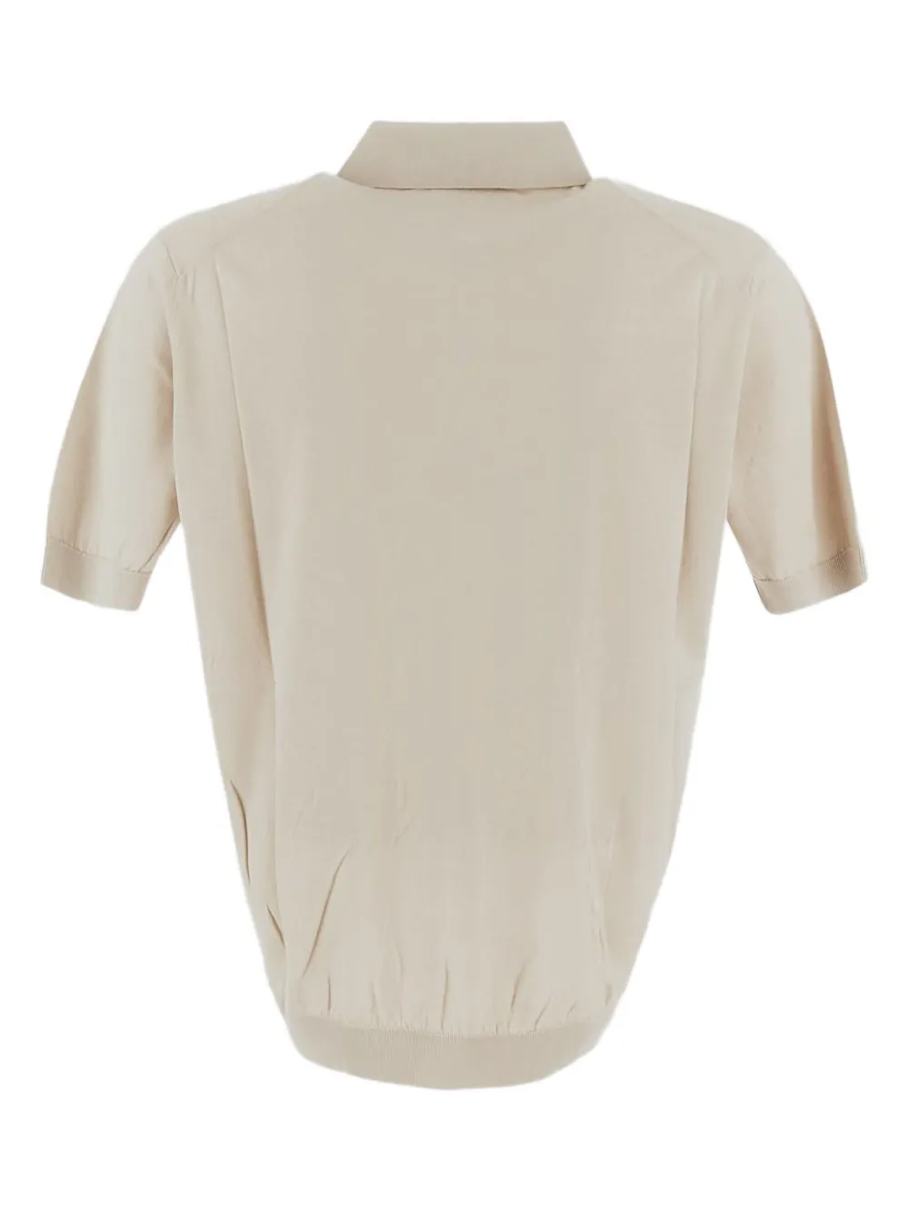 Lardini fine-knit polo shirt - Beige