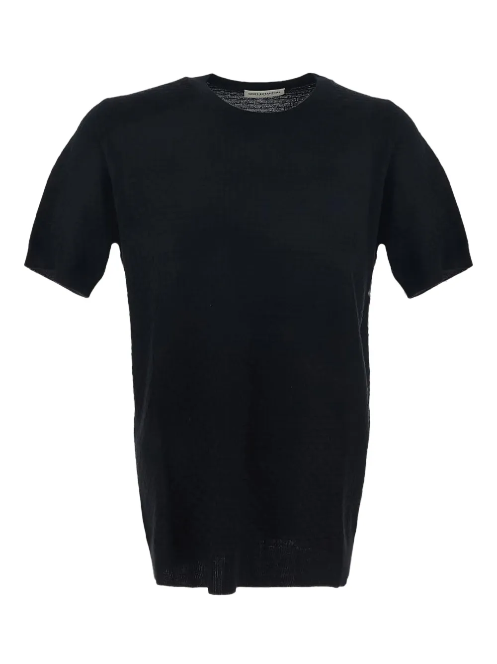 GOES BOTANICAL merino wool T-shirt | Black | Image 1