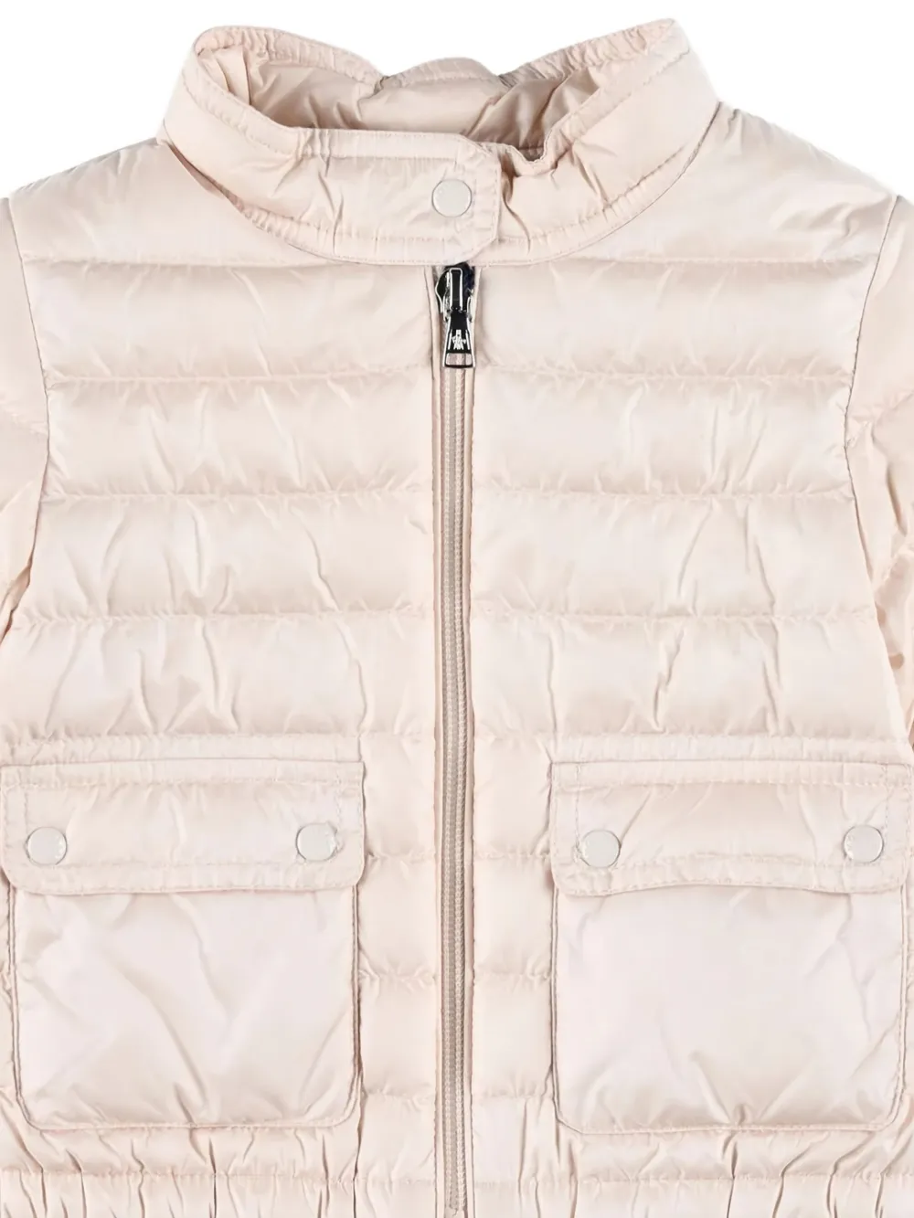 Moncler Enfant Donsjack met opstaande kraag Roze