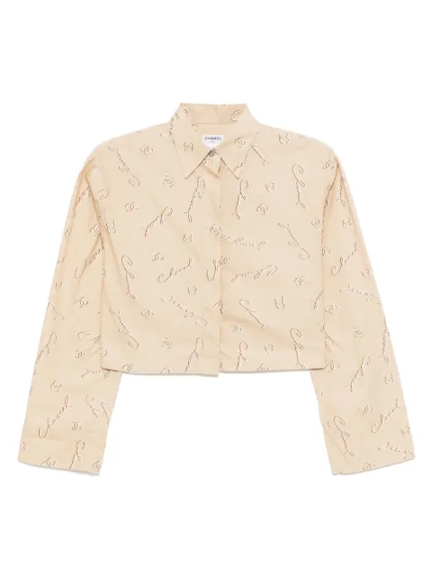 CHANEL Pre-Owned 1999 long-sleeve shirt