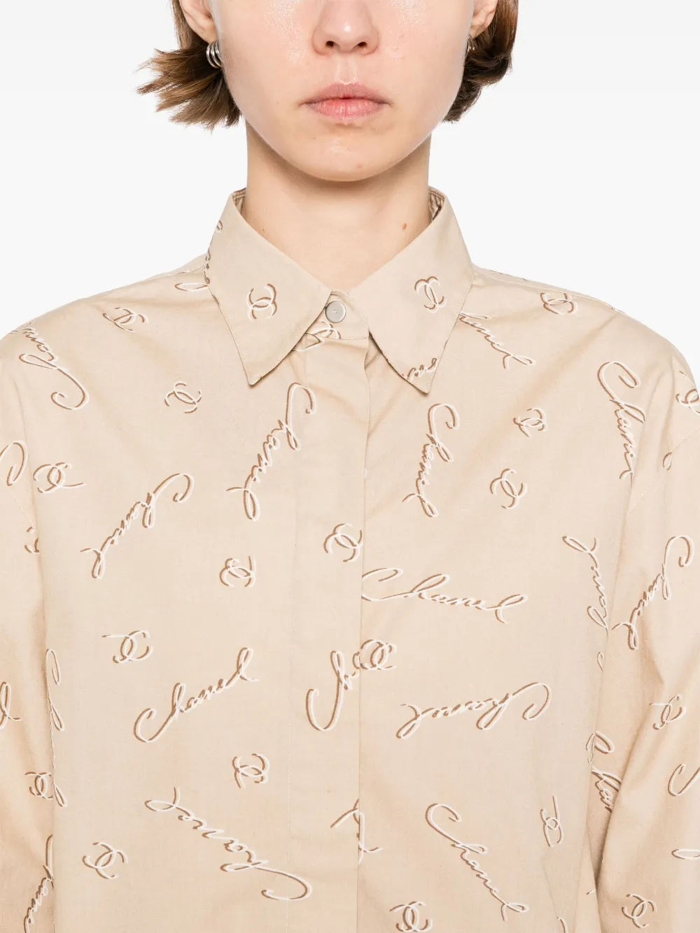 Pre-owned Chanel 1999 Long-sleeve Shirt