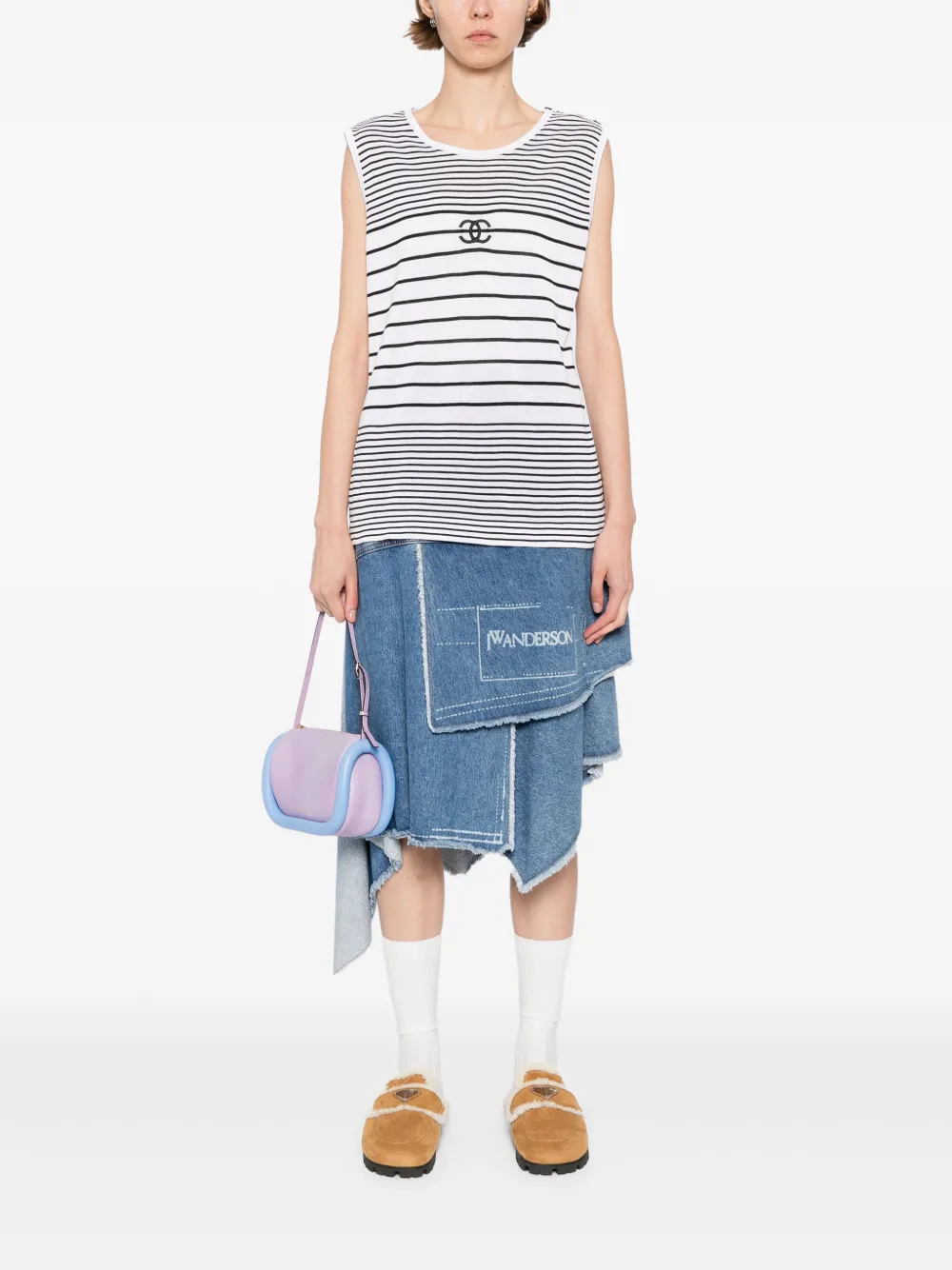 Pre-owned Chanel 1990-2000s Sleeveless Top