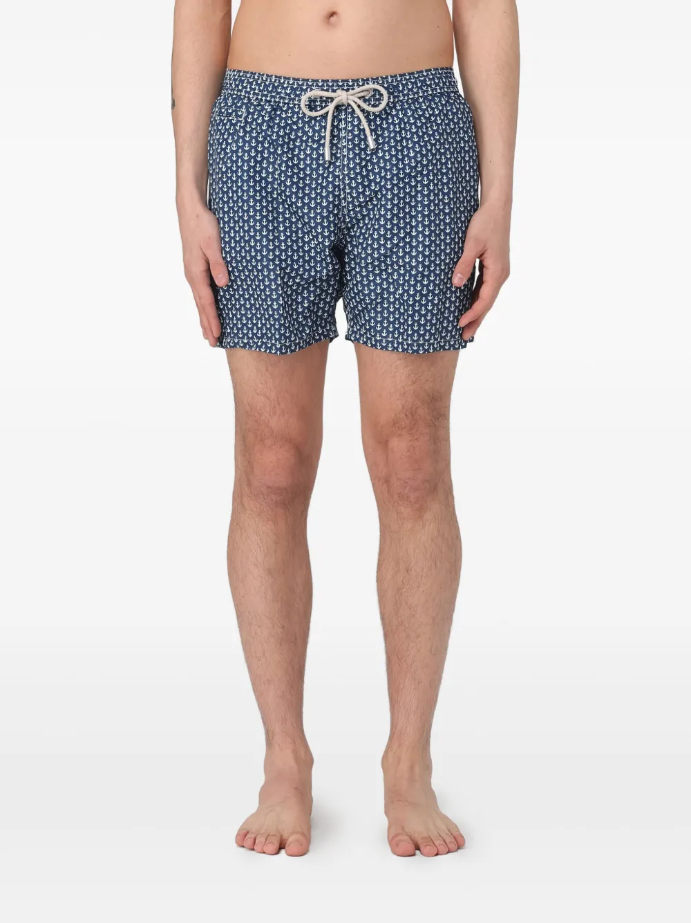 MC2 Saint Barth Zwembroek met grafische print Blauw