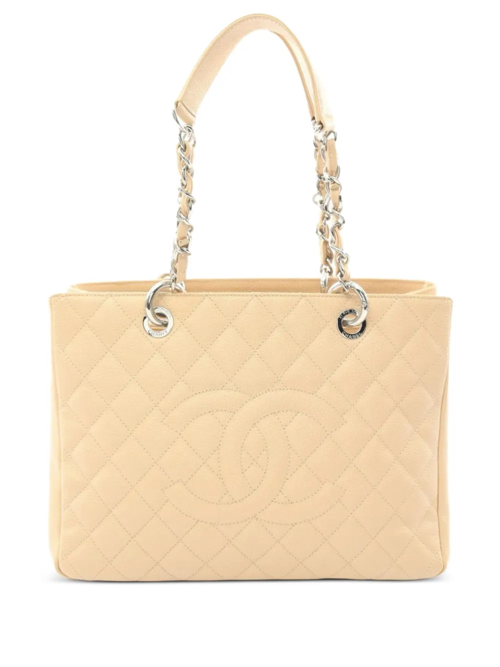 CHANEL Pre-Owned 2012-2013 Grand Shopping tote bag – Neutrals