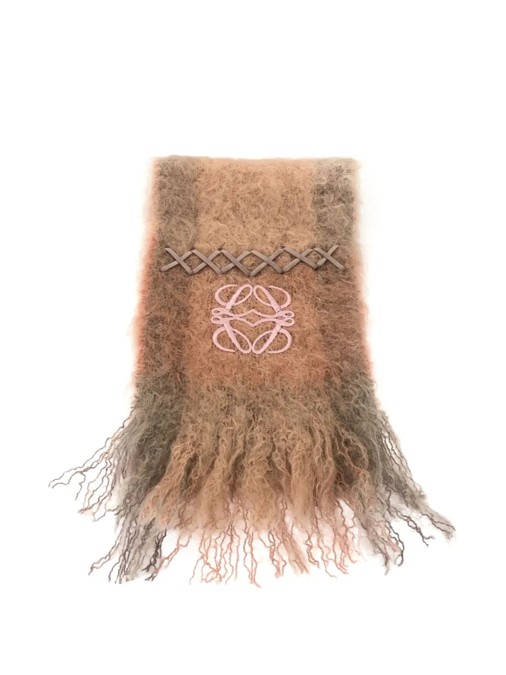 Loewe Pre-Owned écharpe à motif Anagram (années 2000) | rose | Image 1
