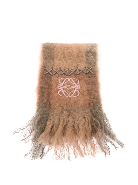 Loewe Pre-Owned 2000s Anagram-motif scarf 