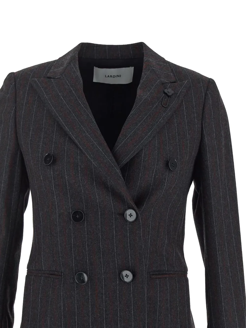 Lardini Blazer met dubbele rij knopen Grijs