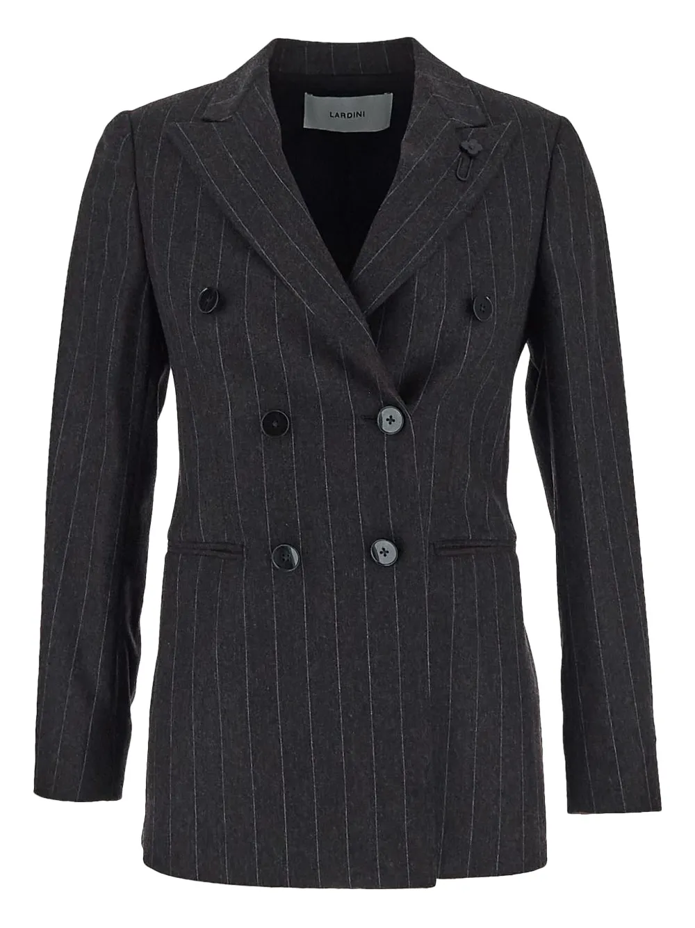 Lardini Blazer met dubbele rij knopen Grijs