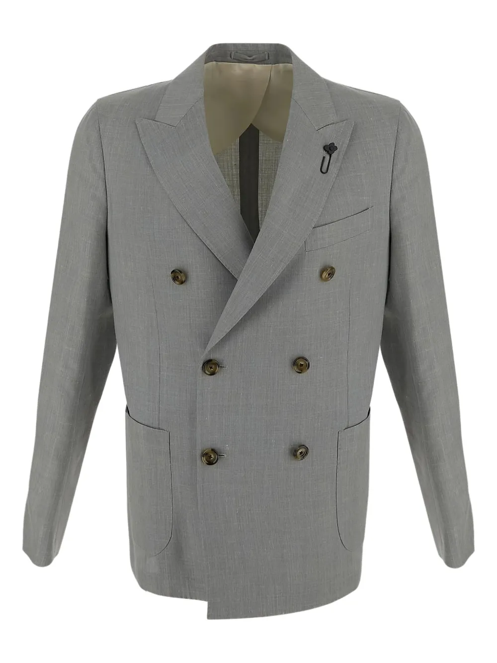 Lardini blazer con doble botonadura | gris | Image 1