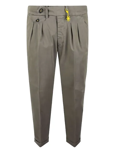 Manuel Ritz pleated-cuffed trousers