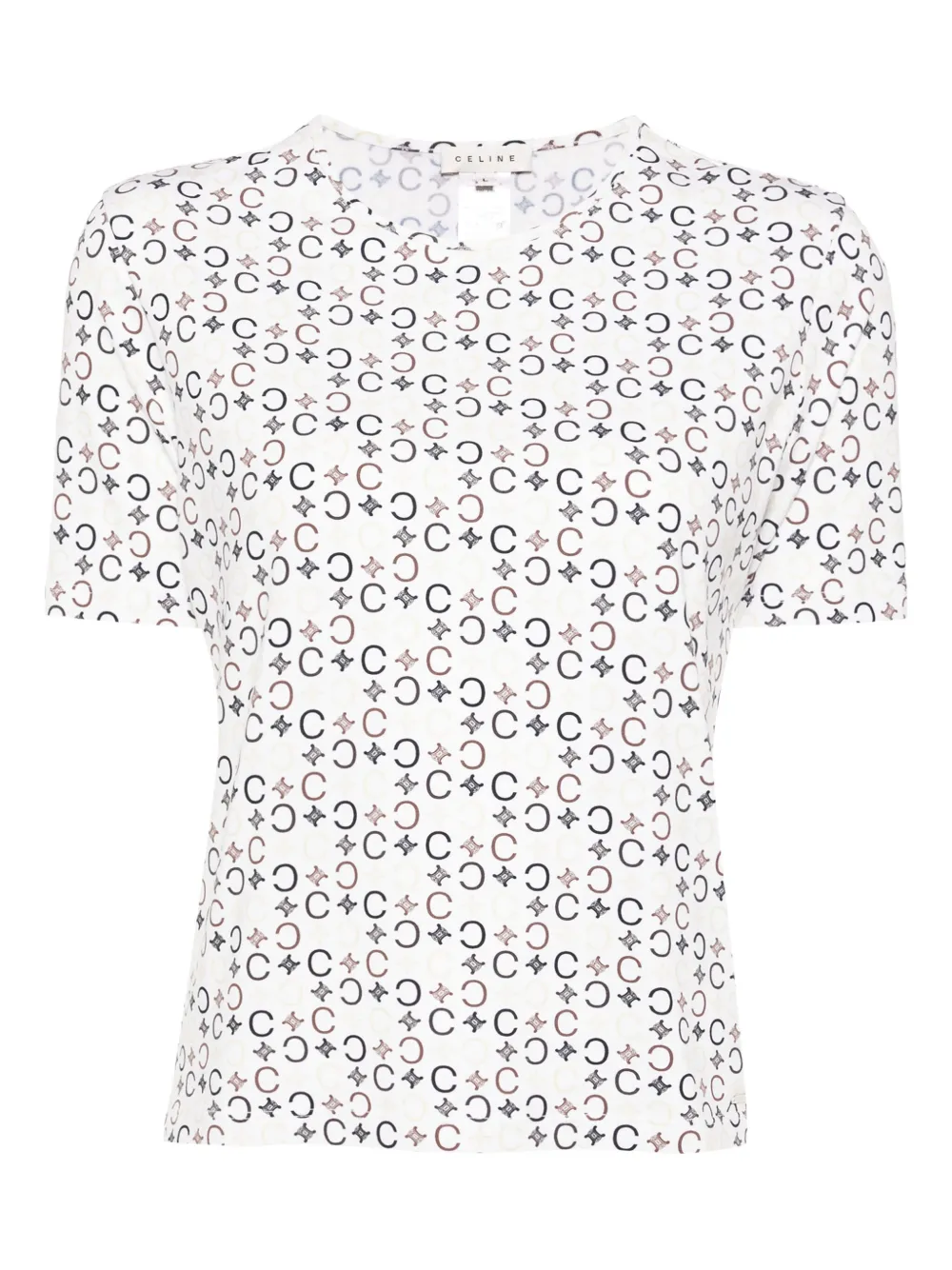 Céline Pre-Owned playera con motivo Macadam 1990-2000 | blanco | Image 1