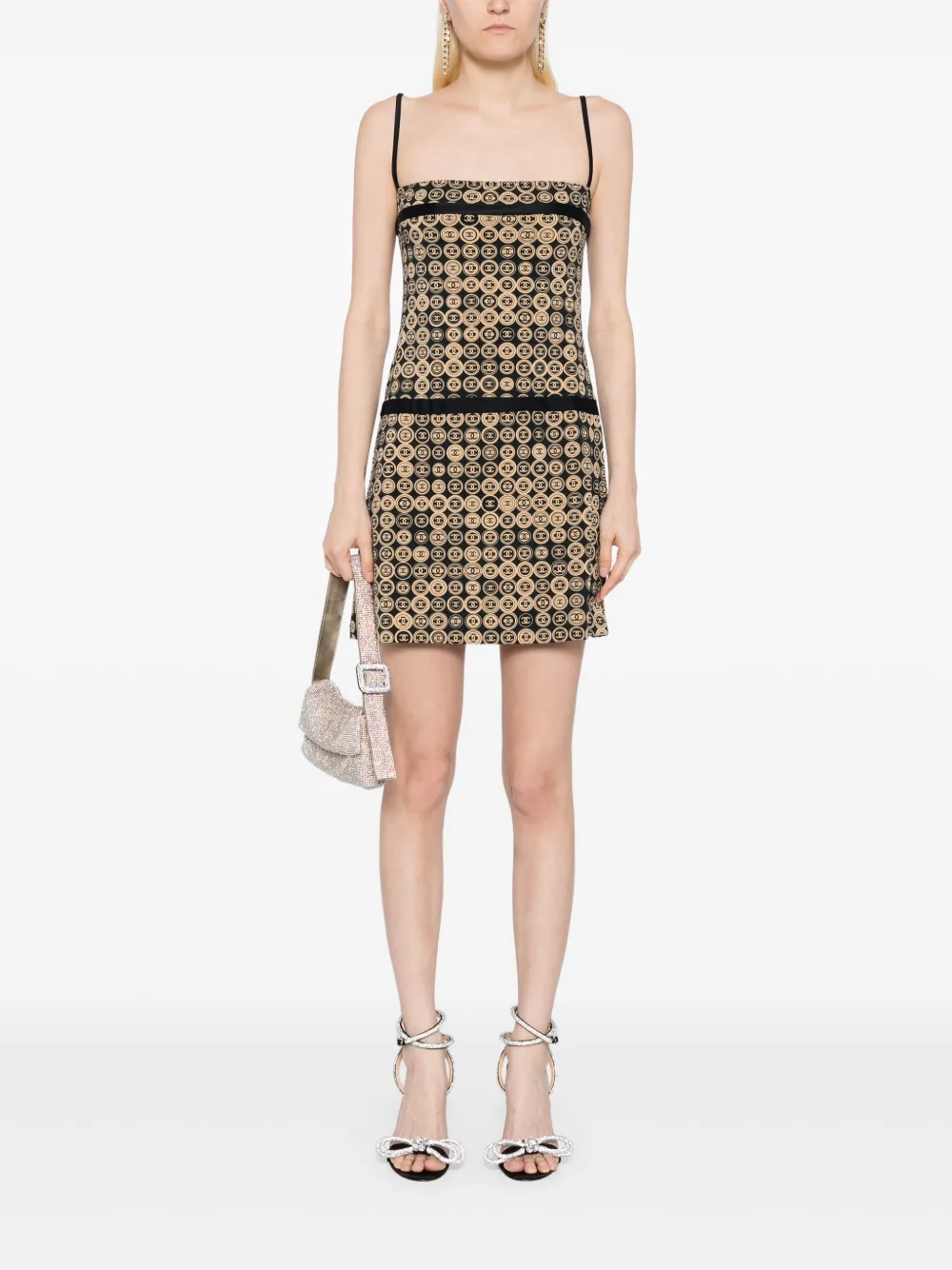 CHANEL Pre-Owned 2003 Camisole jurk - Bruin