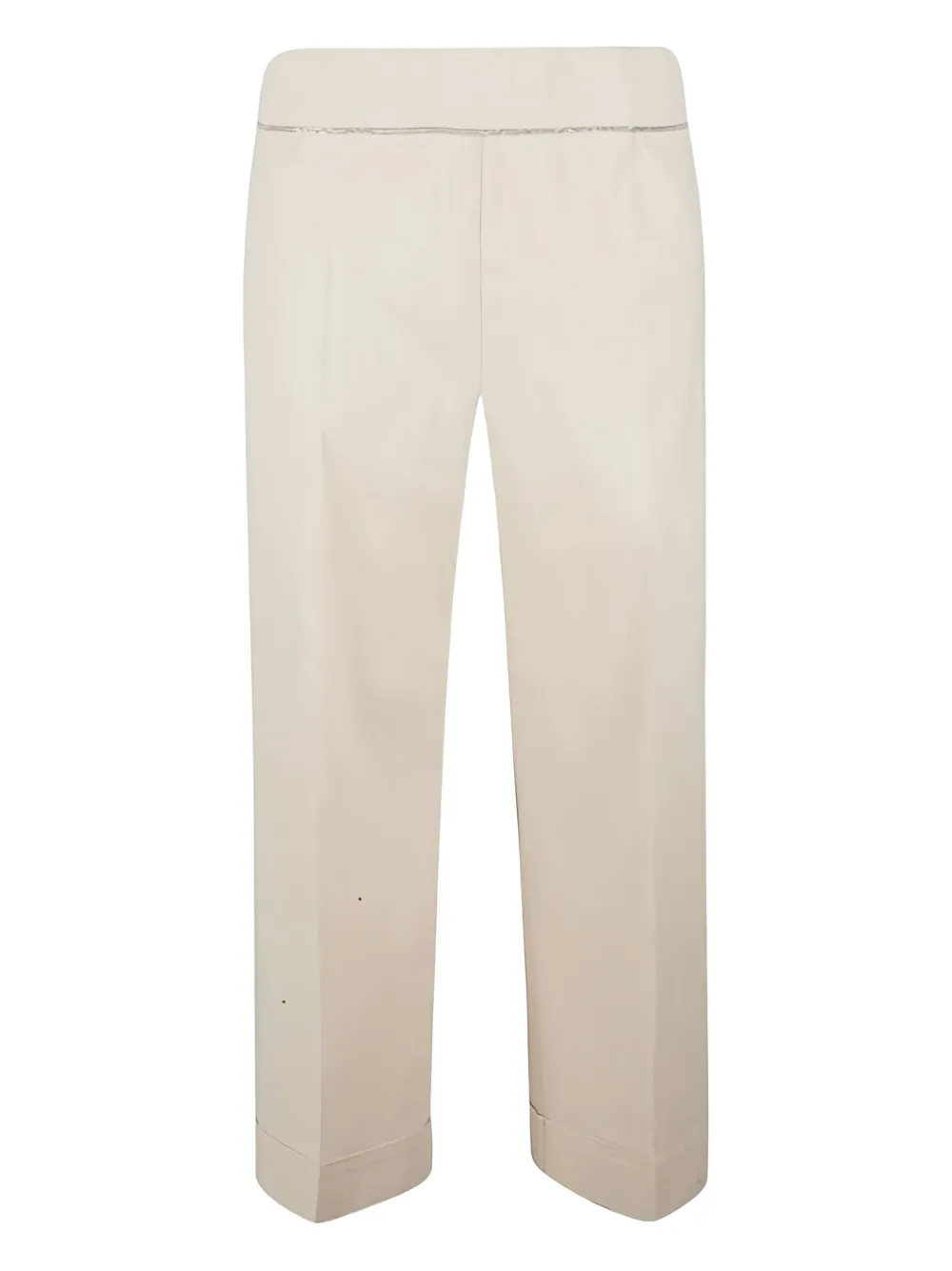 elasticated-waistband trousers