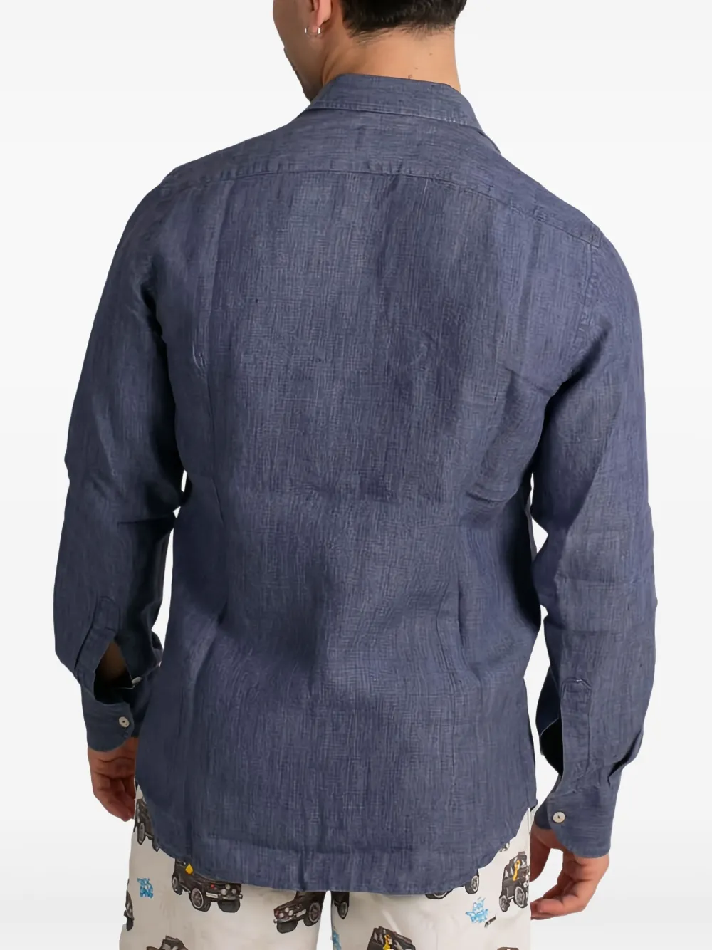 MC2 Saint Barth Linnen overhemd Blauw