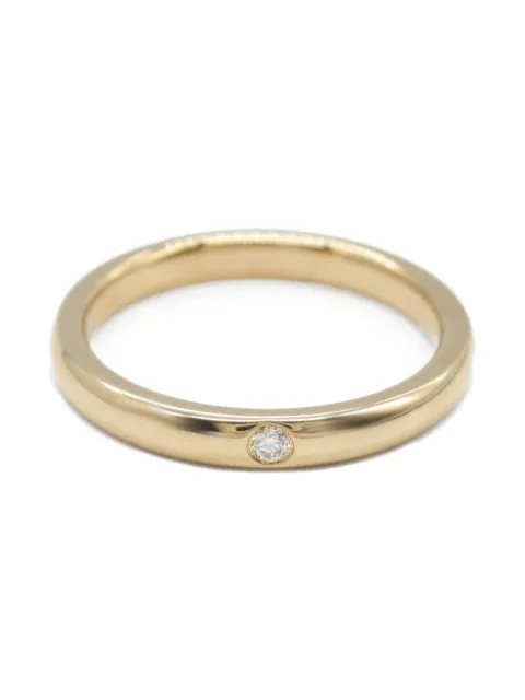Tiffany & Co. Pre-Owned 2010s Stacking ダイヤモンド リング 18Kローズゴールド