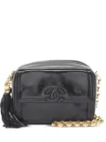CHANEL Pre-Owned 1991-1994 CC Stitch Tassel shoulder bag - Black