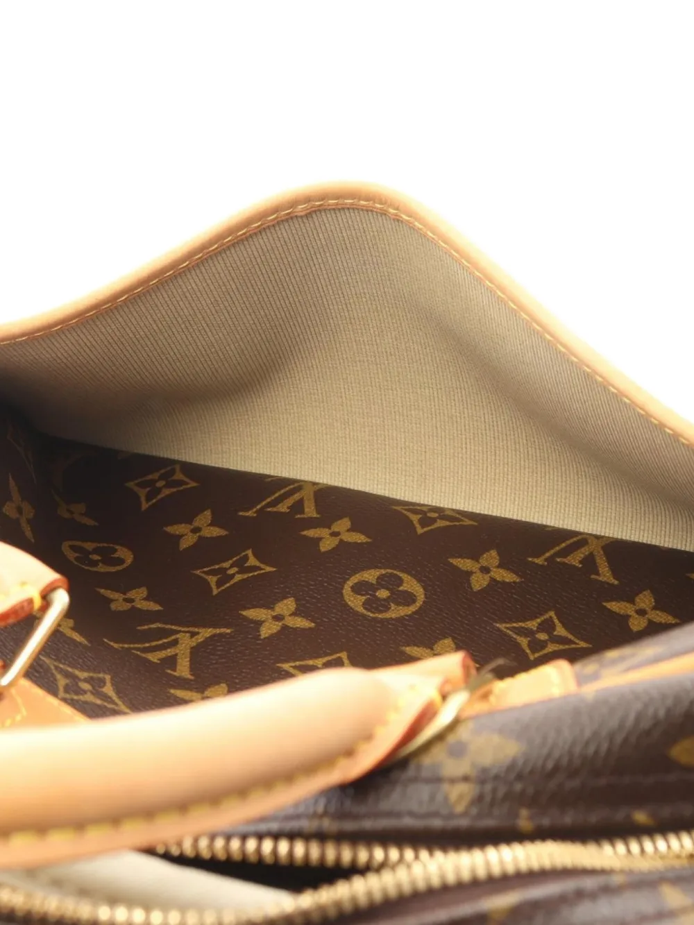 Pre-owned Louis Vuitton 2006 Deauville Tote Bag In Brown