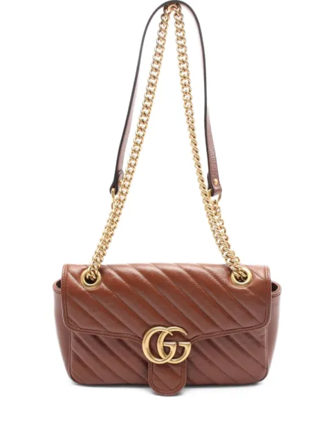Gucci Pre-Owned 10's GG Marmont shoulder bag