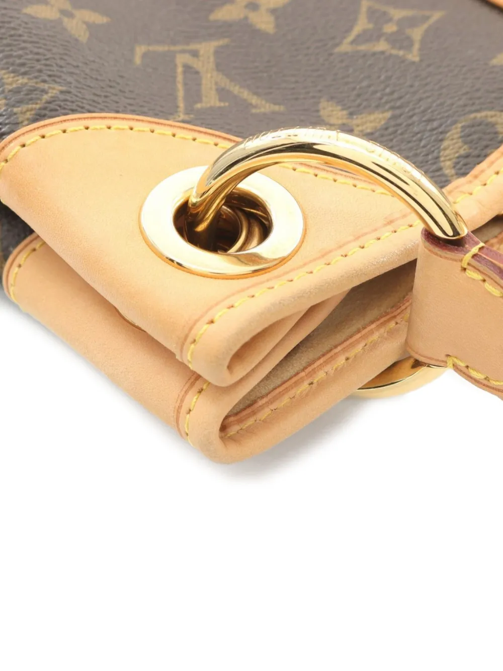 Pre-owned Louis Vuitton 2008 Galliera Pm Shoulder Bag In Brown