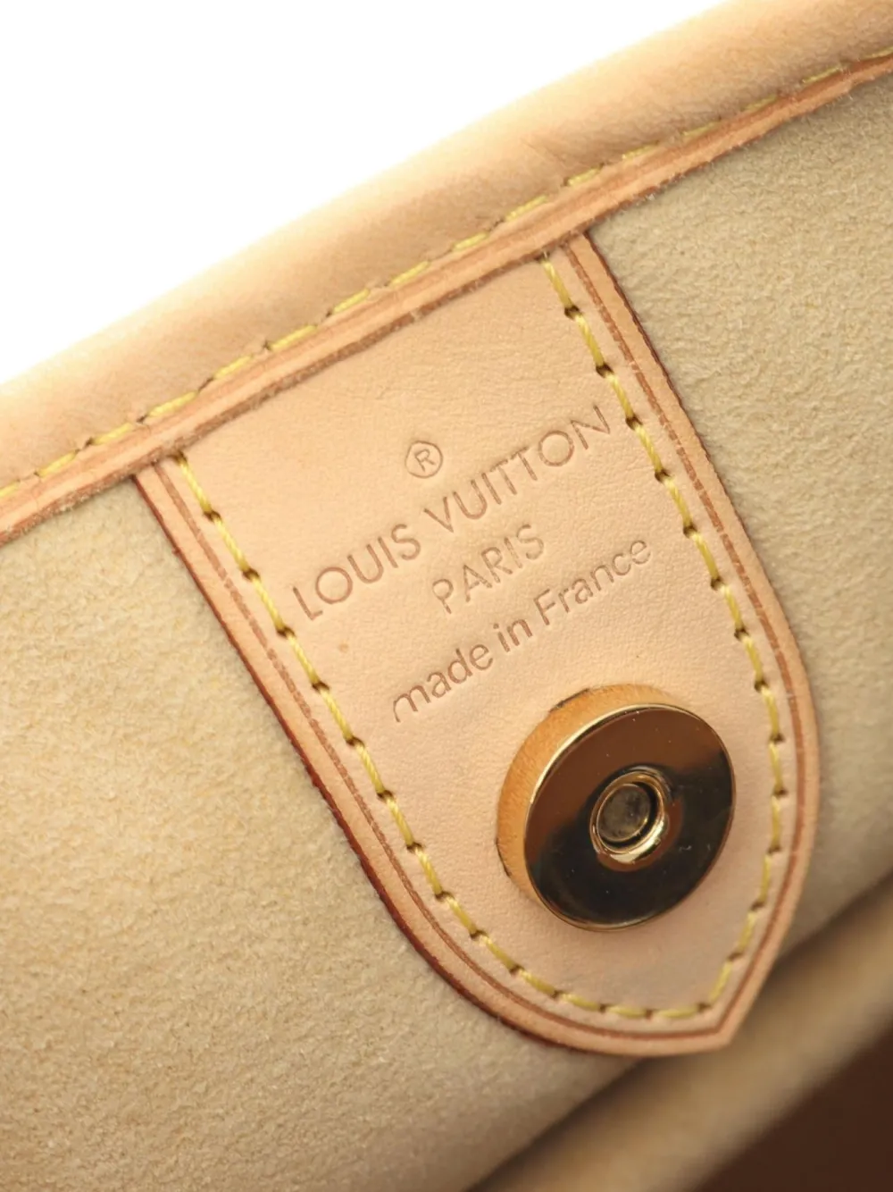 Pre-owned Louis Vuitton 2008 Galliera Pm Shoulder Bag In Brown