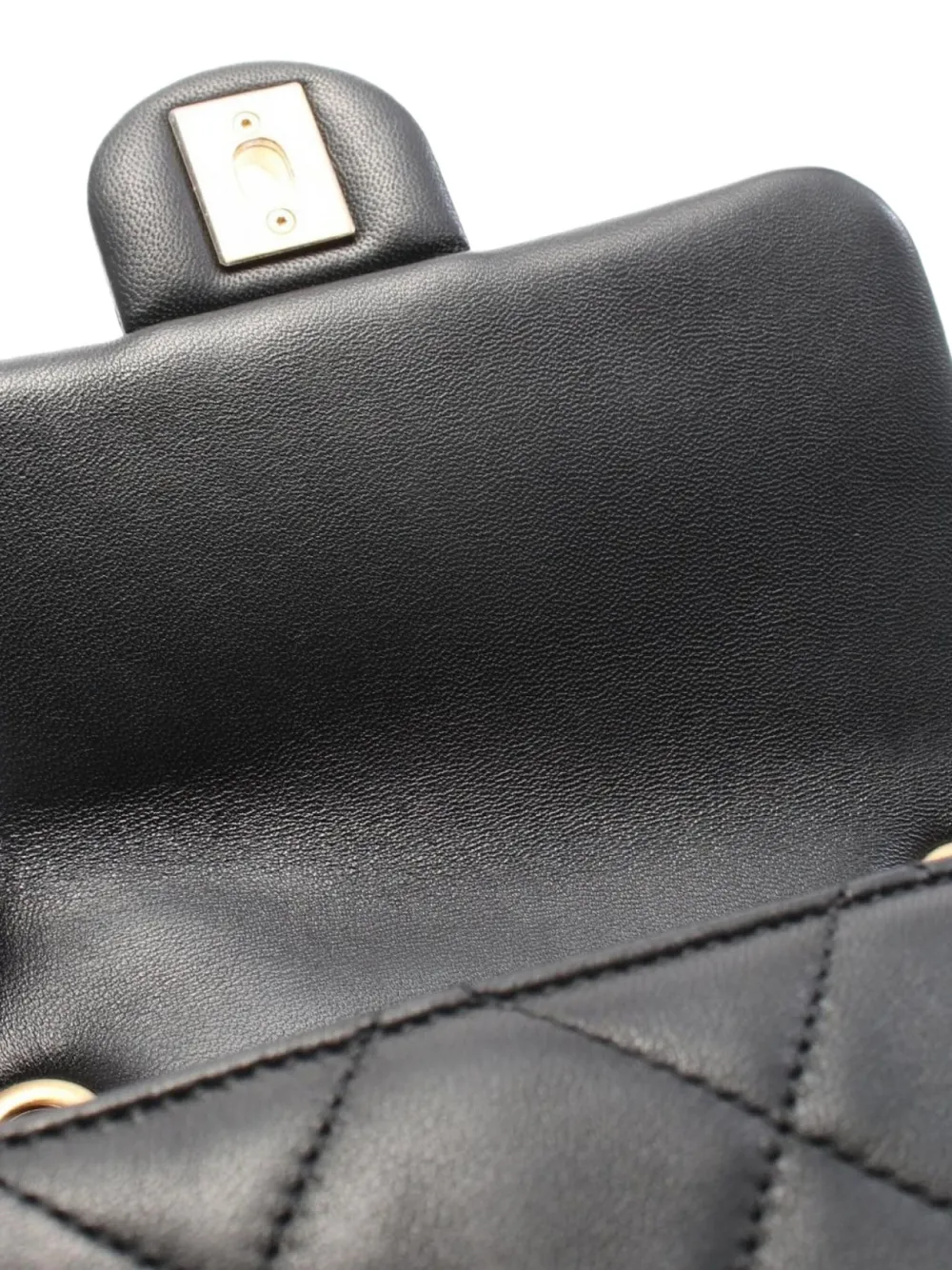 Pre-owned Chanel 2019 Mini In The Loop Shoulder Bag In Black