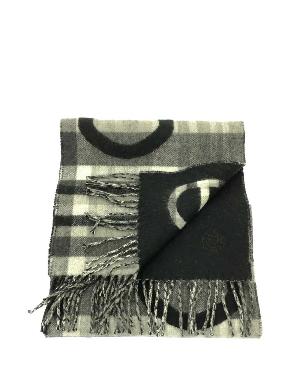 Hermès Pre-Owned écharpe à motif tartan (années 2010) | Image 2