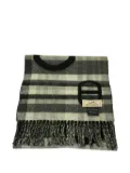 Hermès Pre-Owned 2010s Tartan cashmere scarf - Black