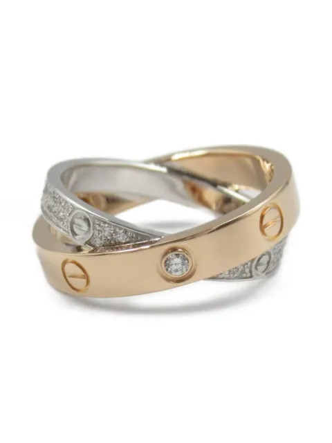 Cartier 2010s 18K gold Be Love diamond ring