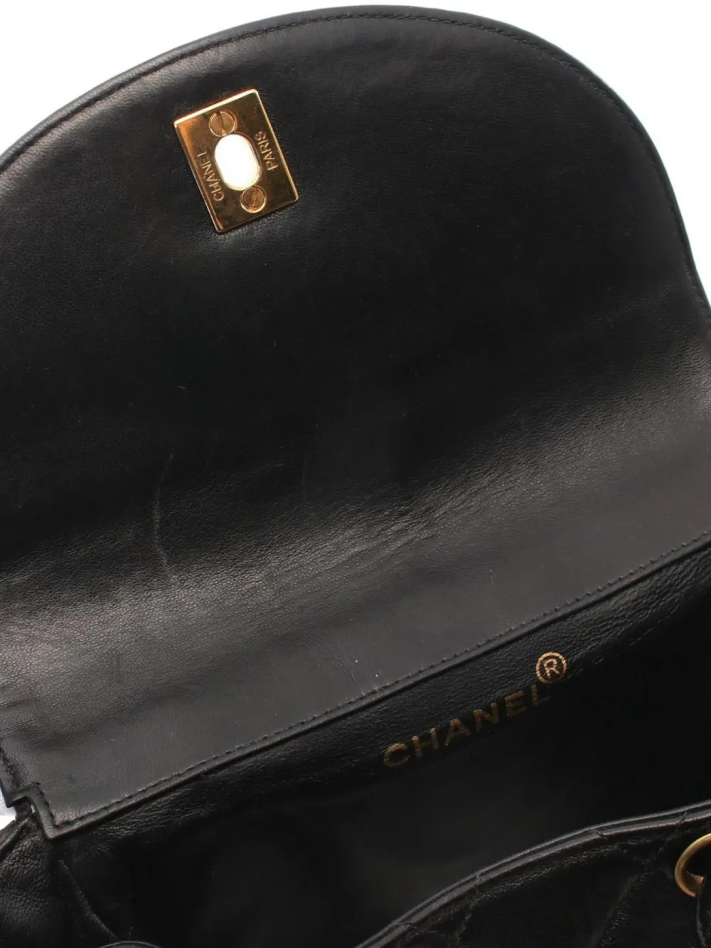 Pre-owned Chanel 1996-1997 Duma Backpack In Black