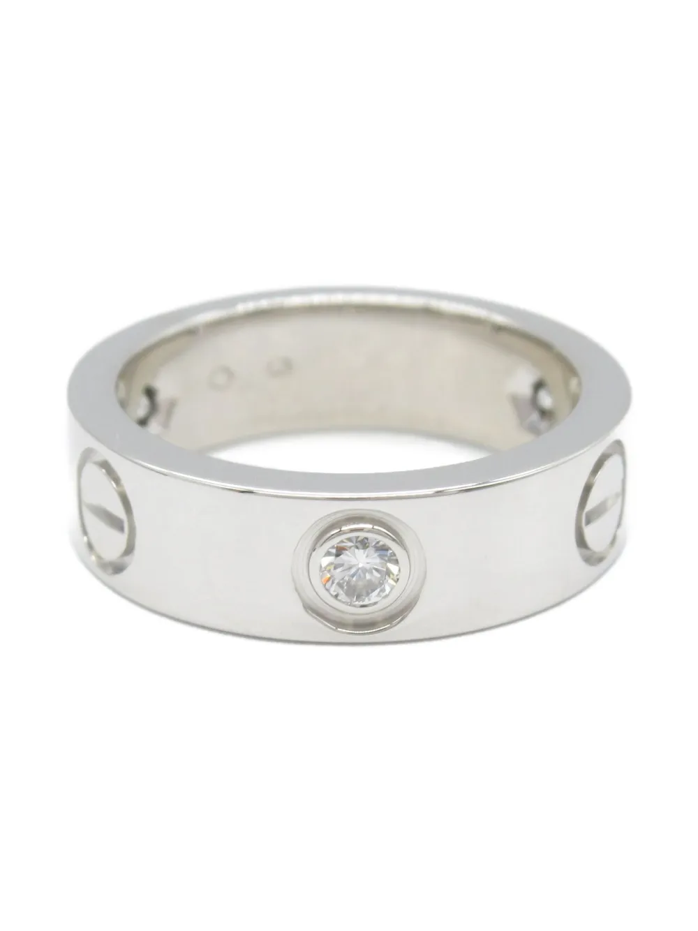 Cartier 2010s Love ダイヤモンド リング 18Kホワイトゴールド - シルバートーン Cartier 2010s Love ダイヤモンド リング 18Kホワイトゴールド - シルバートーン