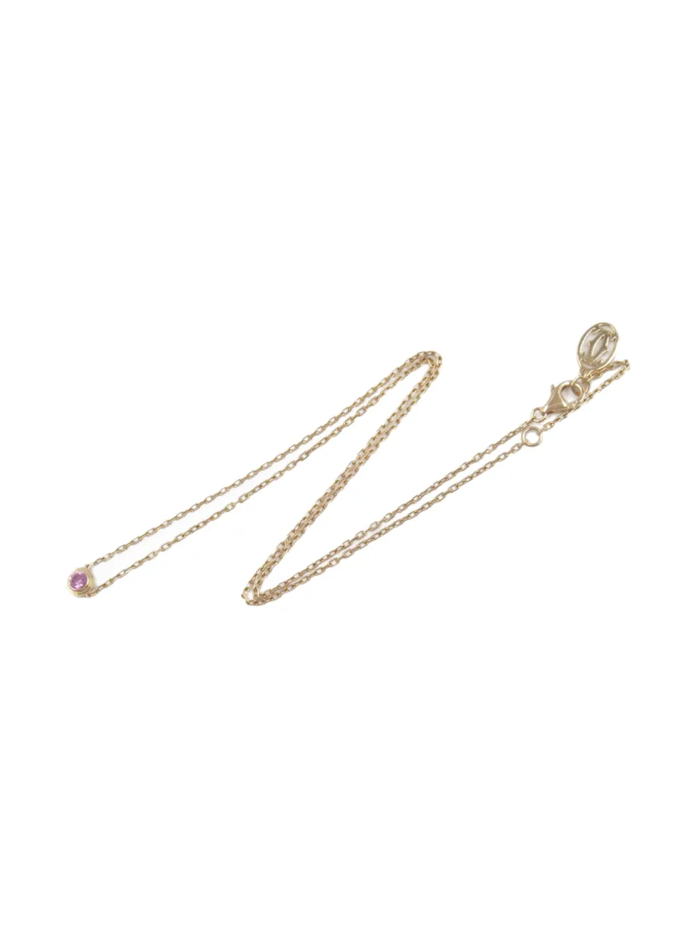 Pre-owned Cartier 2010s 18k Rose Gold D'amour Necklace