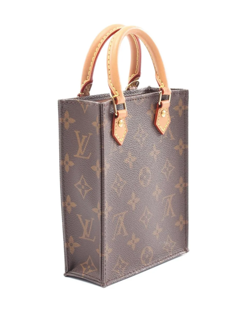 Louis Vuitton Pre-Owned 2020 Petite Sac Plat monogram tote bag | Pre-Owned | Image 2
