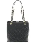 CHANEL Pre-Owned 2005-2006 matelassé tote bag - Black