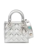 Christian Dior Pre-Owned 2010s small Lady Dior tote bag - Silver
