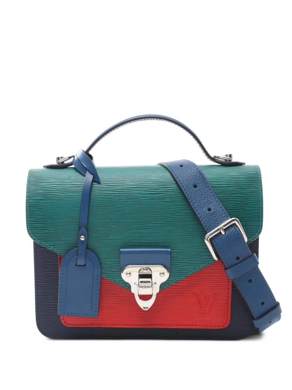 Louis Vuitton Pre-Owned 2019 モンソー2way ハンドバッグ - ブルー Louis Vuitton Pre-Owned 2019 モンソー2way ハンドバッグ - ブルー