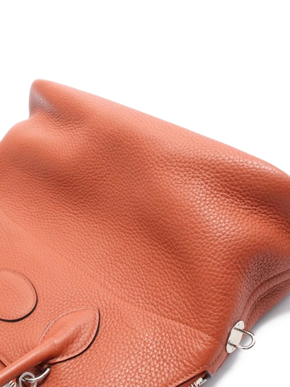 Pre-owned Hermes 2016 Bolide 31 Two-way Handbag In Brown