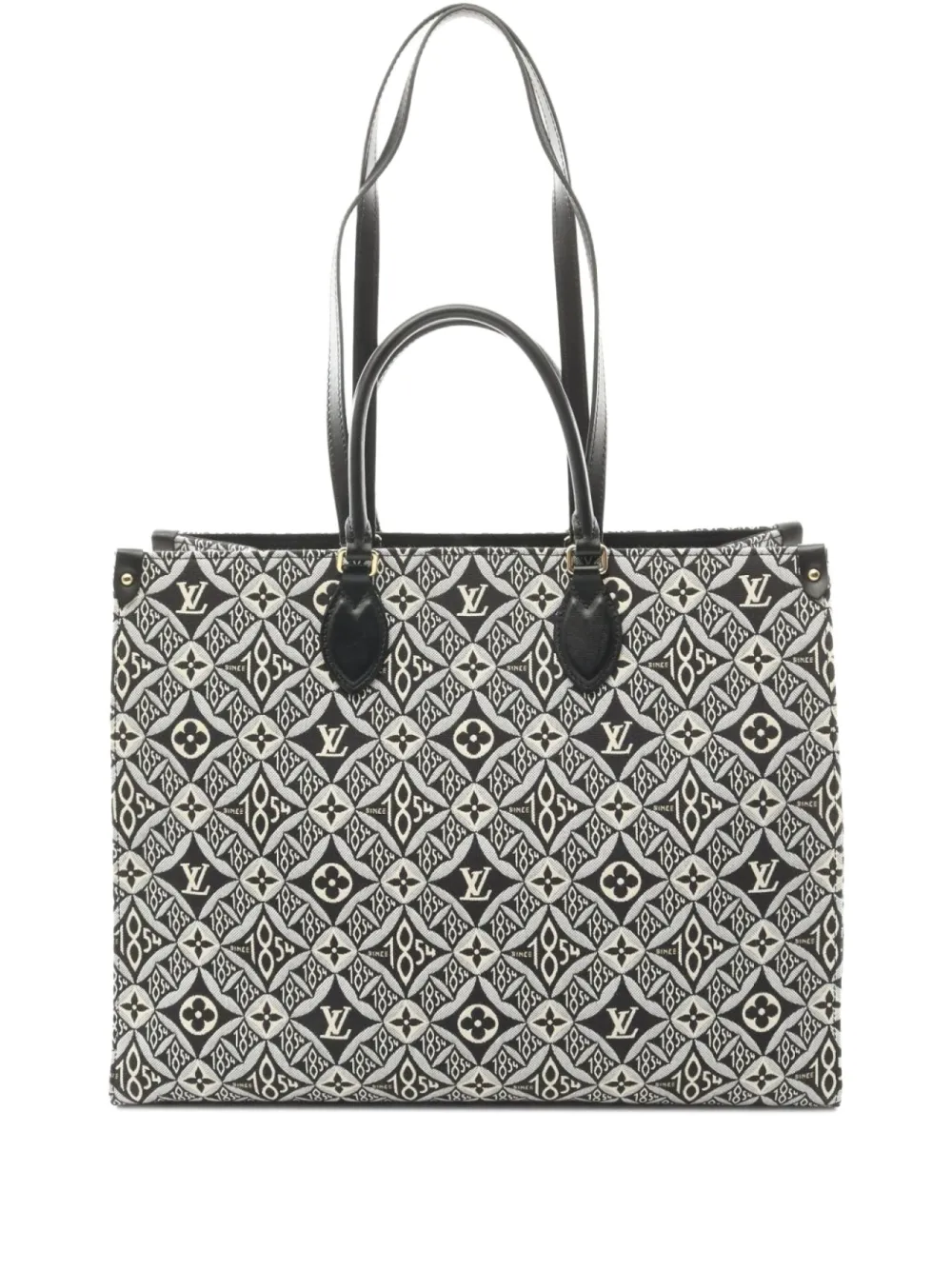 Louis Vuitton Pre-Owned 2021 オン ザ ゴー GM ハンドバッグ - グレー Louis Vuitton Pre-Owned 2021 オン ザ ゴー GM ハンドバッグ - グレー