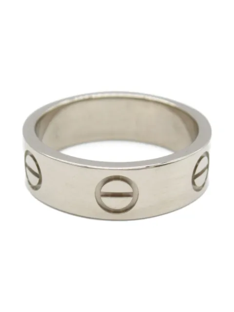 Cartier 2010s 18K white gold Love ring