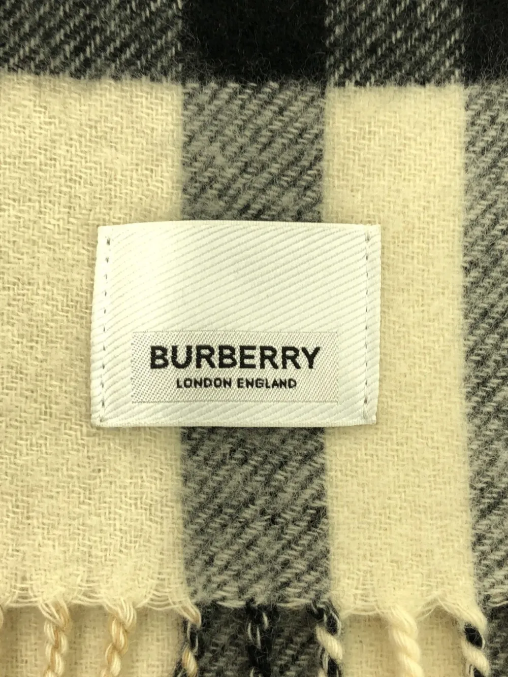 Pre-owned Burberry 10's Checked Scarf