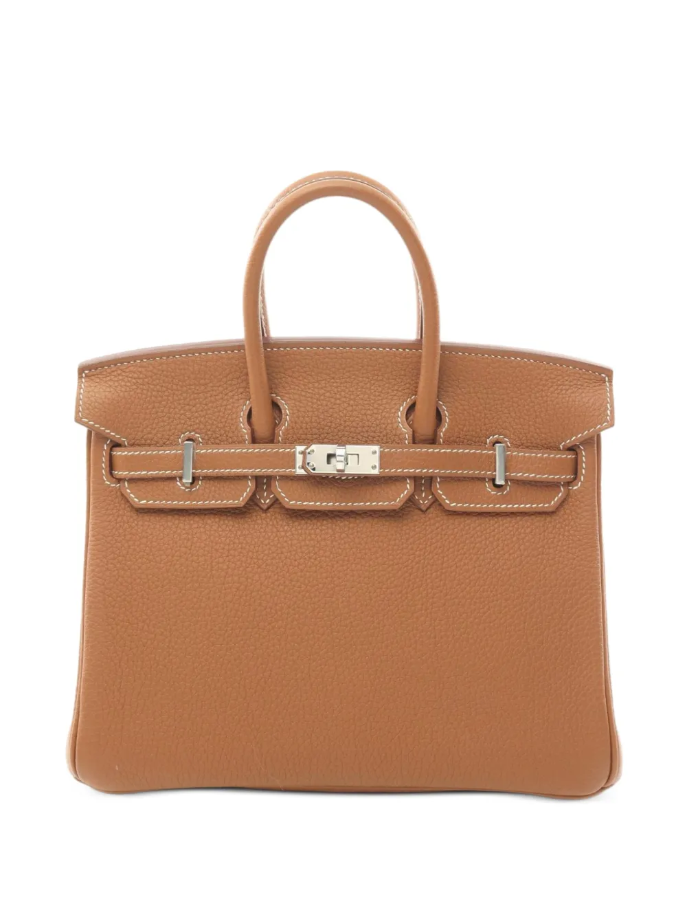 Hermès Pre-Owned sac à main Birkin 25 (2022) | tons neutres | Image 1